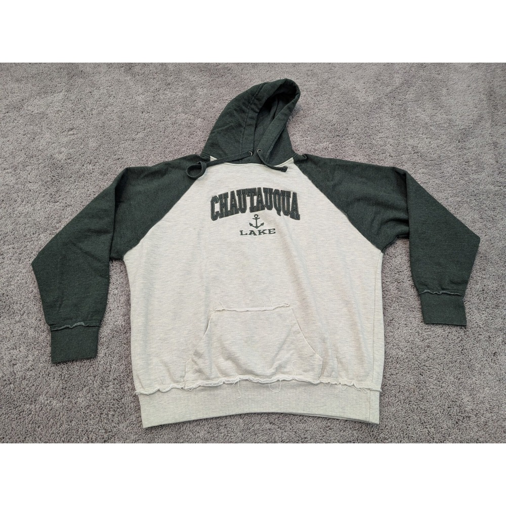 Chautauqua‎ Lake Hoodie Mens 2XL Pullover Ragwear USA Sweatshirt Long Sleeve